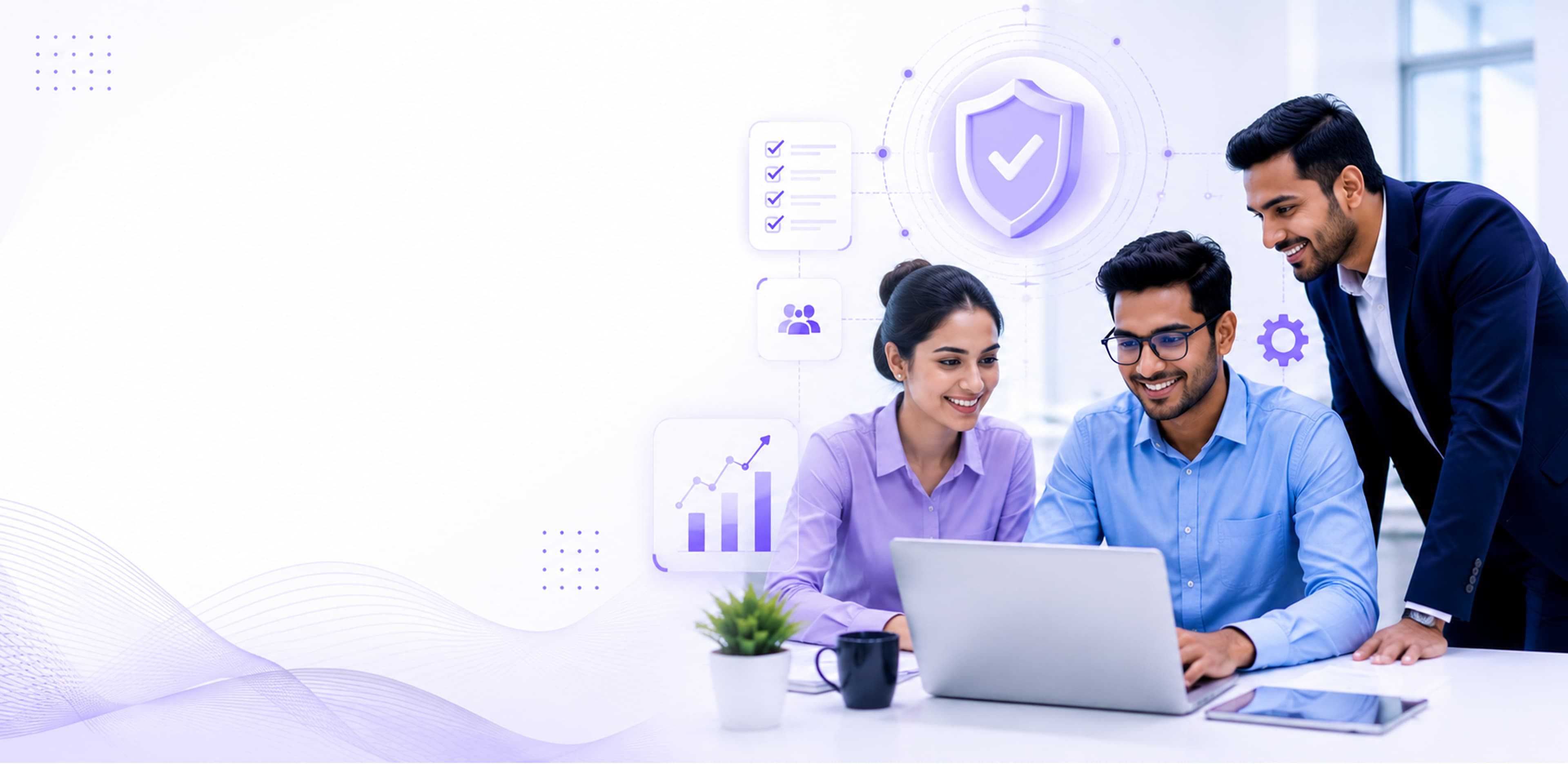 AI2Mind team reviewing quality and compliance standards